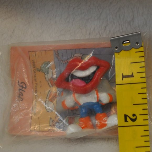 Tang Lips toy figurine PVC MIP Flap the Rapper mouth 1980s Applause Will Vinton - Picture 3 of 3